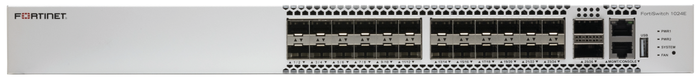 FortiSwitch 1024E Front