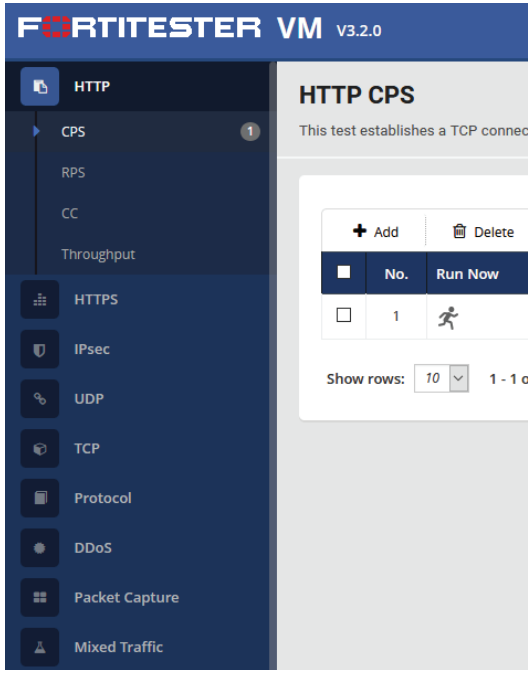 Test case configuration